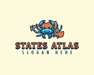 Maryland Blue Crab logo design