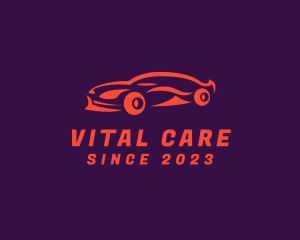 Car Rental - Modern Sports Car logo design