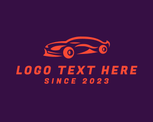 Car Silhouette - Modern Sports Car logo design