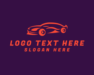 Modern Sports Car  Logo