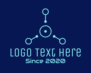 Connection - Blue Tech Connection logo design