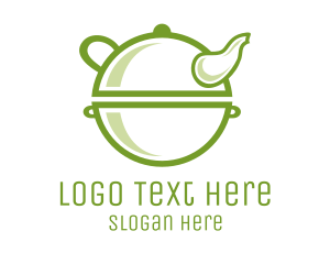 Green Antique Teapot Logo