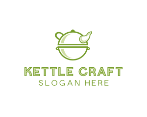 Kettle - Kettle Antique Teapot logo design