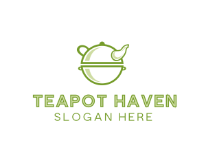 Teapot - Kettle Antique Teapot logo design