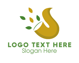 Note - Trumpet Leaves Music logo design