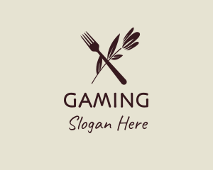 Fork Vegan Kitchen Business Logo