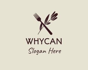 Fork Vegan Kitchen Business Logo