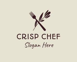 Fork Vegan Kitchen Business logo design