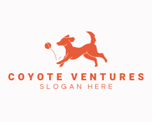 Pet Running Dog Logo