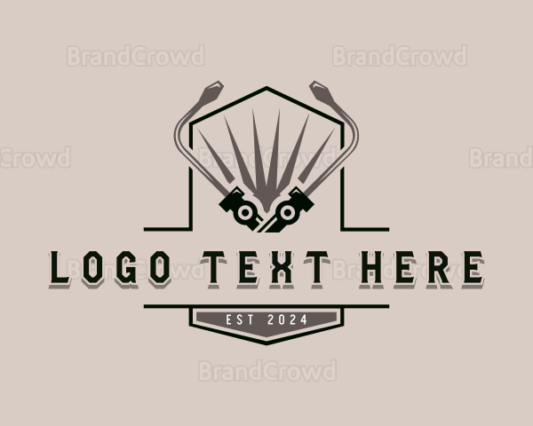 Industrial Metal Welding Logo