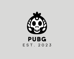 Muerte - Cute Skeleton Skull logo design