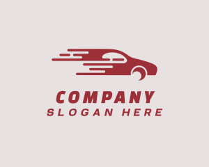 Racer - Sedan Drag Racing logo design