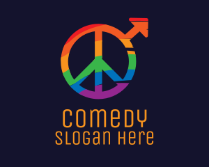 Colorful - Colorful Peace Sign logo design