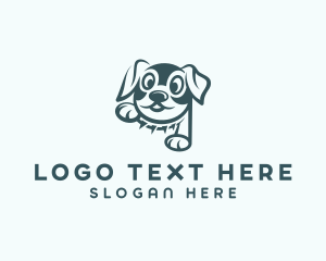 Pet - Cartoon Pet Dog logo design