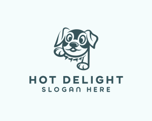 Cartoon Pet Dog logo design