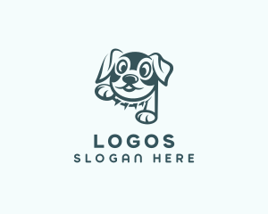 Pet - Cartoon Pet Dog logo design