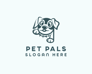 Cartoon Pet Dog logo design