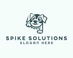 Cartoon Pet Dog logo design