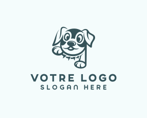 Cartoon Pet Dog logo design