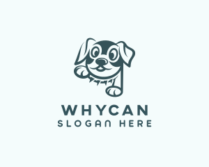 Puppy - Cartoon Pet Dog logo design