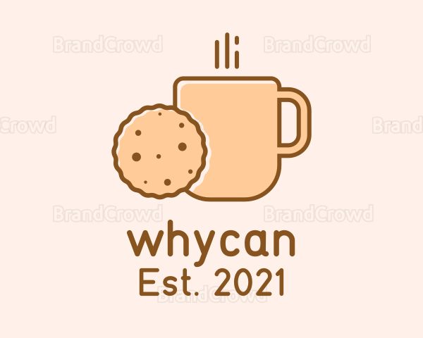 Cookie Coffee Cup Logo