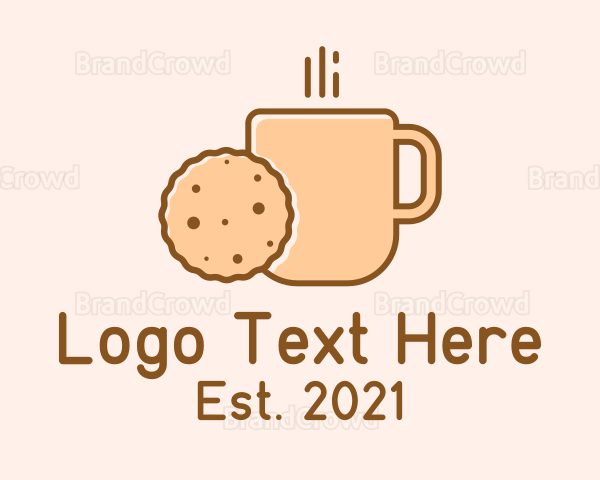 Cookie Coffee Cup Logo