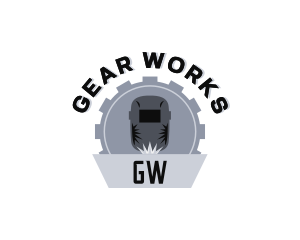 Gear Ironwork Welding logo design