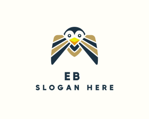 Egyptian - Animal Bird Letter M logo design