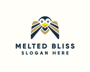 Animal Bird Letter M logo design