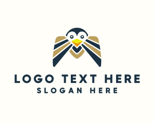 Egyptian - Animal Bird Letter M logo design