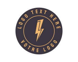 Charging - Lightning Bolt Energy logo design