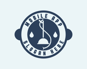 Bathroom - Plumber Toilet Plunger logo design