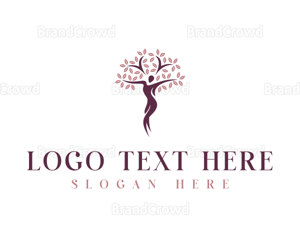 Organic Woman Tree Logo