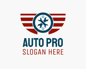 Engineering - Automotive Repair Wings Mechanic logo design