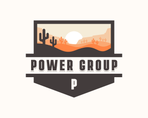 Outdoor Desert Sand Dune Logo