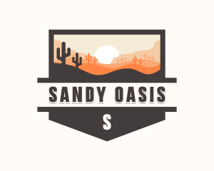 Dune - Outdoor Desert Sand Dune logo design