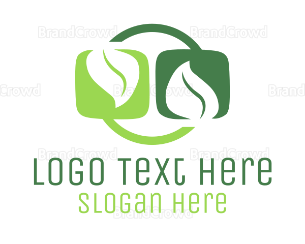 Leaves Eco Sustainability Logo