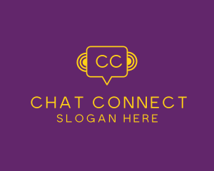 Chatting - Connection Chat App logo design