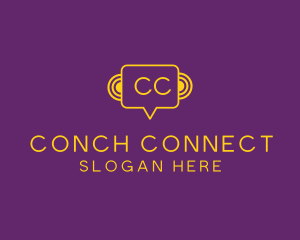 Connection Chat App logo design