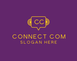 Connection Chat App logo design