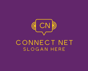 Connection Chat App logo design