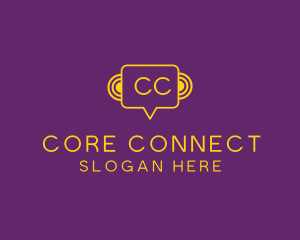 Connection Chat App logo design