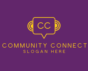 Connection Chat App logo design