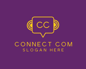 Connection Chat App logo design