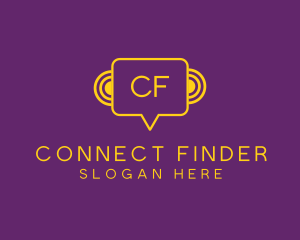 Connection Chat App logo design