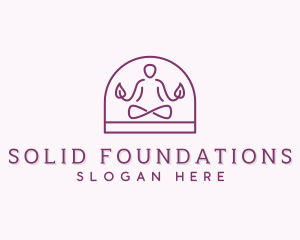 Meditation Wellness Yoga Logo