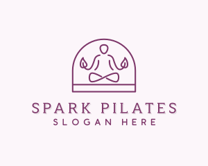 Meditation Wellness Yoga Logo