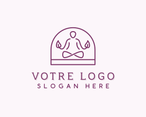 Meditation Wellness Yoga Logo