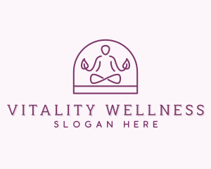 Meditation Wellness Yoga logo design