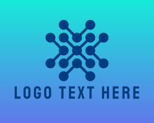Technology - Blue Network Technology logo design